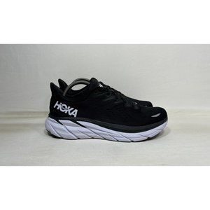 Hoka One One Clifton 8 Black White Women's Size 10 B 1119394 BWHT